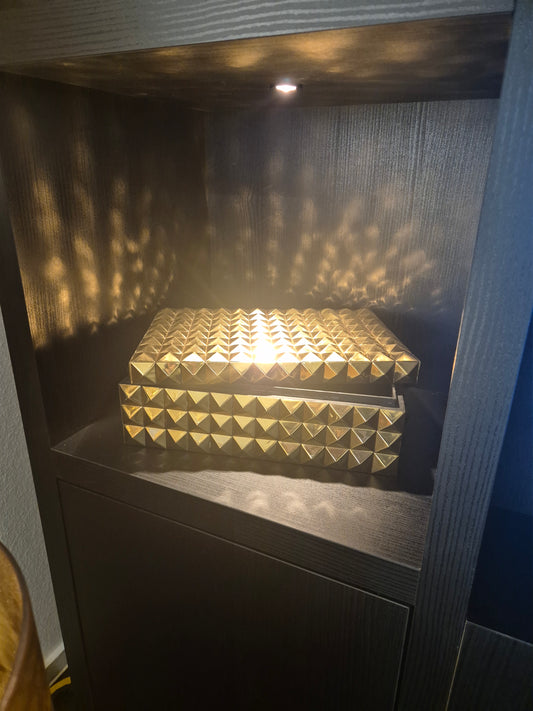 Gouden decoratie boX klein