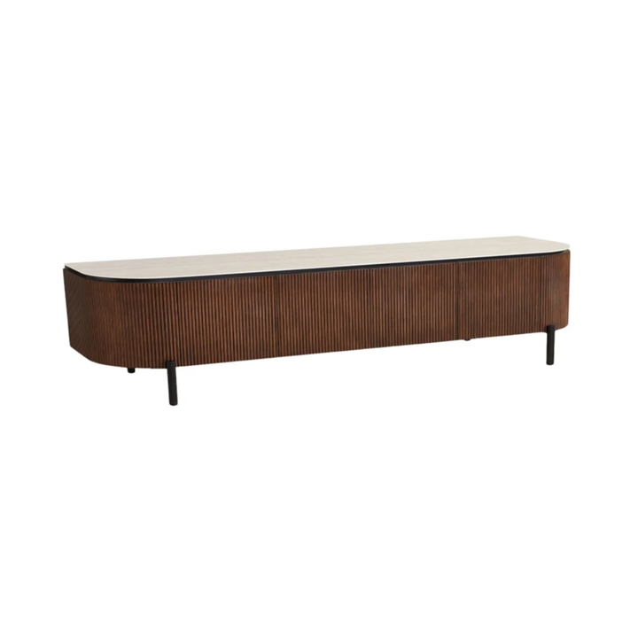 AQUA TV-MÖBEL BRAUN 200X50X55 BEIGE KERAMIK