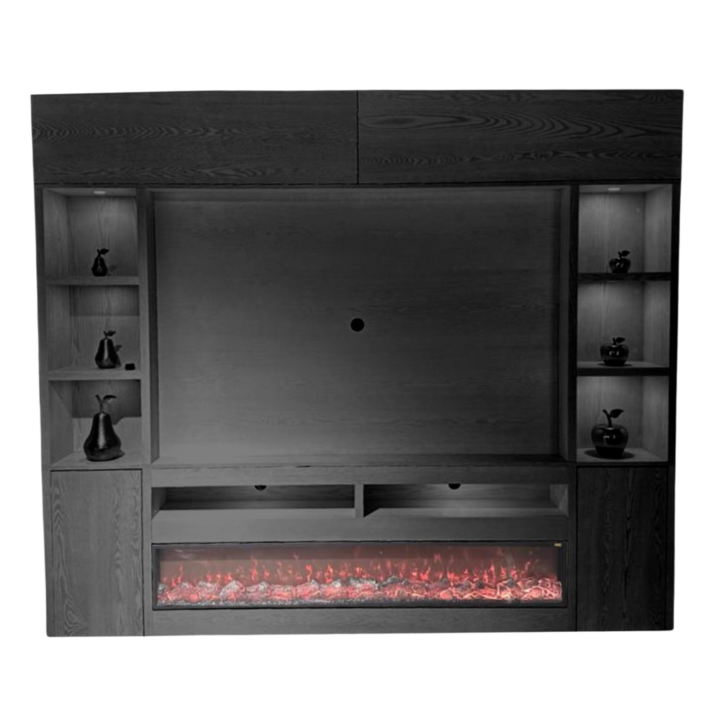 ZWART FINEER CINEWALL 280X220X30