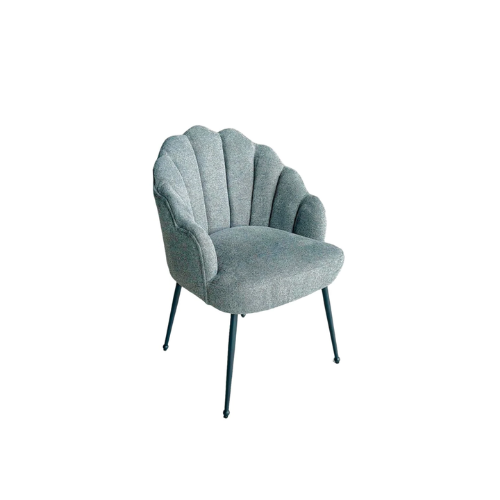 STUHL ACCENT ZB-5600 SCHWARZE BEINE + DUNKELGRAUES TEXERE