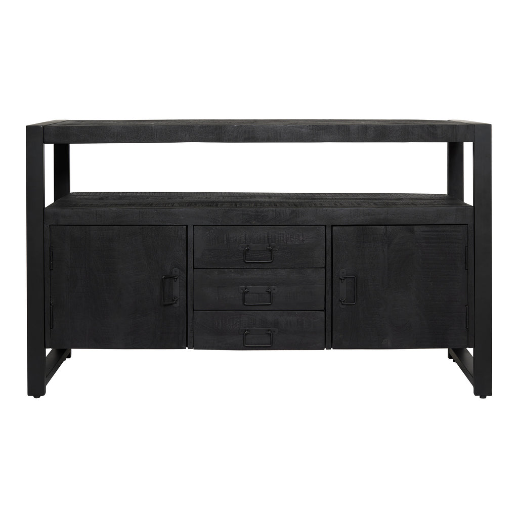 Dressoir Boaz Black | 135 cm