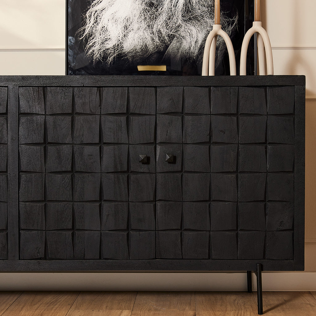 Dressoir Brandy Black | 220 cm