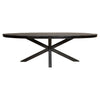 Eetkamertafel Denver Black | Ovaal | 210 cm