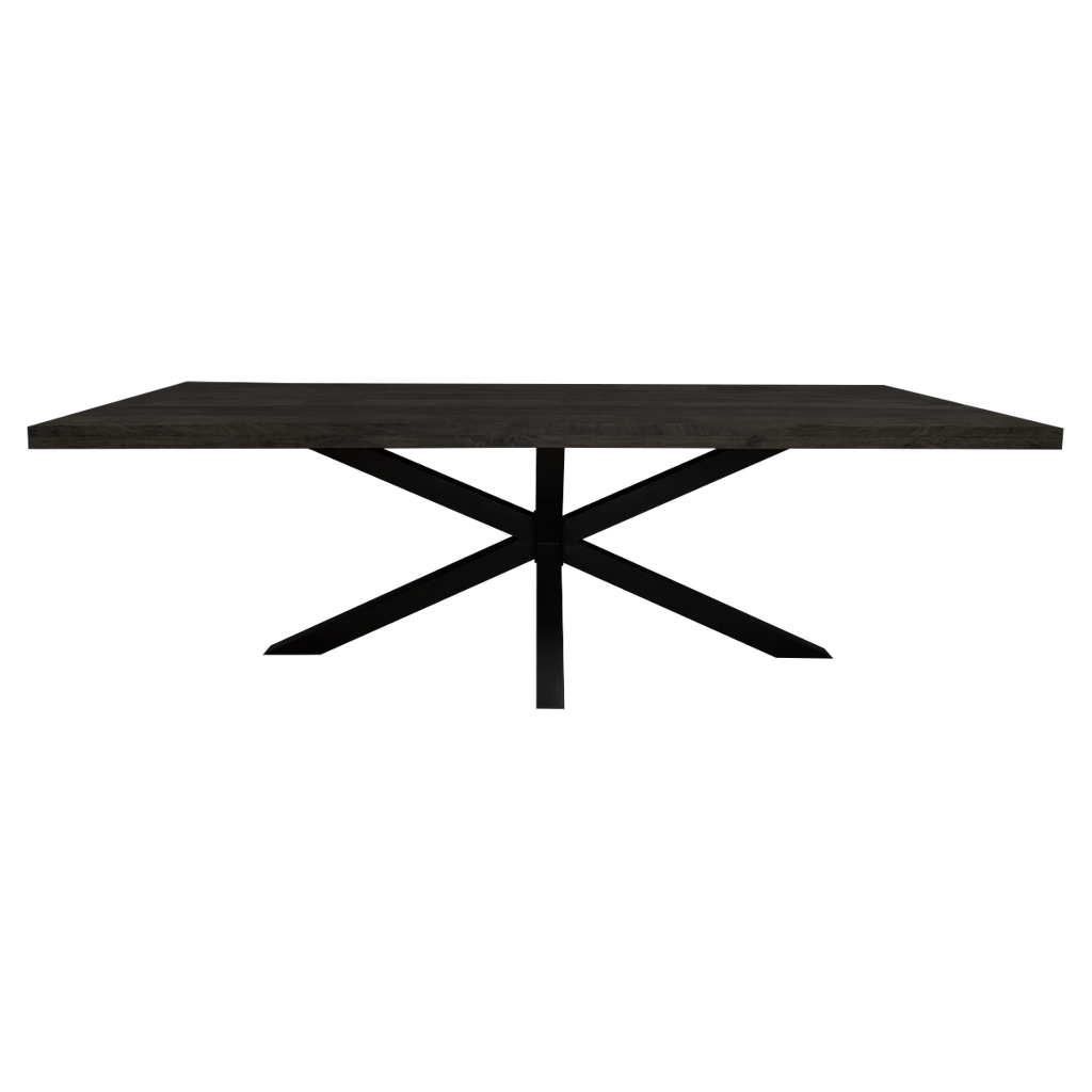 Eetkamertafel Denver Black | Rechthoek | 160 cm