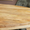 Eetkamertafel Denver | Rond | Mangohout | 130 cm