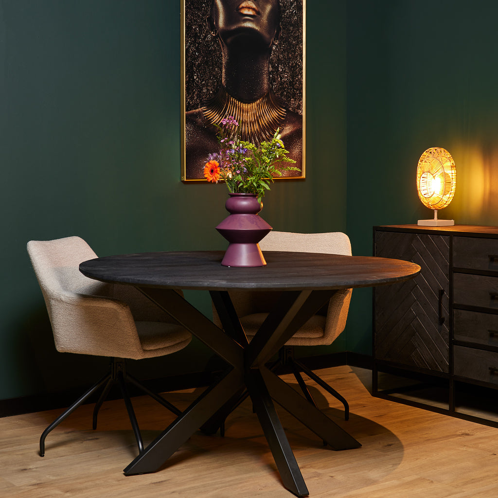 Eetkamertafel New York | Rond | 130 cm