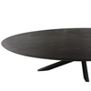 Eettafel Brandy Black | 180 cm | Ovaal