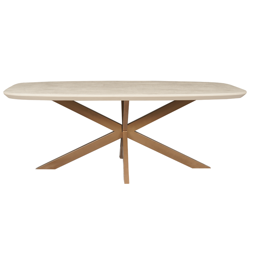 Eettafel Madison Sand | 200 cm | Deens Ovaal