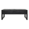 Salontafel Boaz Black met 2 lades | 120 cm