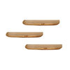 Wandplank Gusta Naturel | 60 cm | Set van 3